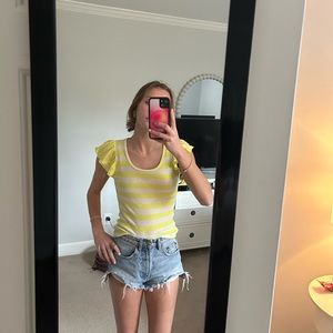 Super cute Anthropologie t.la striped top